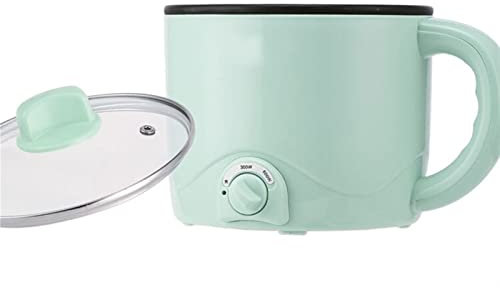 HLDMUXBF Olla de almacenamiento, cocina eléctrica for estudiantes de dormitorio, Mini cocina eléctrica pequeña, regalo multifuncional for el hogar, olla eléctrica antiadherente Cazuela