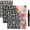 3 Sheet 5D Embossed Flower Nail Art Stickers Decals with Tweezer Self-Adhesive 5D Spring Colorful Floral Nail Supplies Nail Art Design Decoration Accessories (Flower A-3sheets)