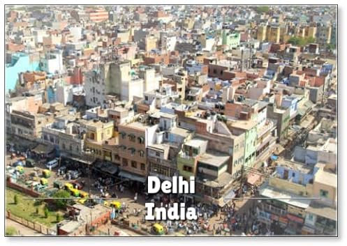Delhi Kühlschrankmagnet