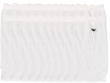 Chaussettes d'écumoire de piscine – Sac en maille fine avec cordon de serrage pour piscine | Accessoires de nettoyage de piscine pour piscines enterrées et creusées (14 x 29 cm)