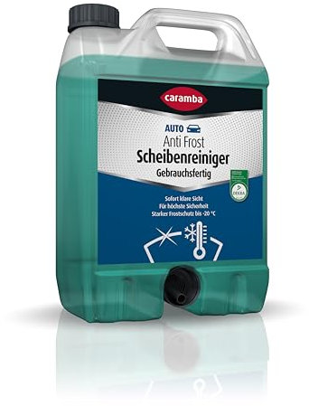 Caramba Anti Frost Scheibenreiniger Gebrauchsfertig, für die Auto-Scheibenwaschanlage, Frostschutz bis -20 °C, Verhindert Wiedervereisung, 5 l