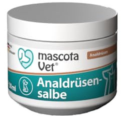 mascota Vet - Analdrüsensalbe – Natürliche Pflege für Hunde & Katzen, mit Insektenfett, Kokosnussöl & Calendulaöl, lindert Verstopfungen & Entzündungen, sanft & effektiv (Analdrüsen-Salbe)