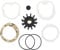 XRmarine 1210-0001 Flexible Water Pump Impeller Kit 09-1027B for Jab-SCO John-Son and Yan-mar 129470-42530 Marine Engine Also Suitable for Vol-vo Penta 21951346