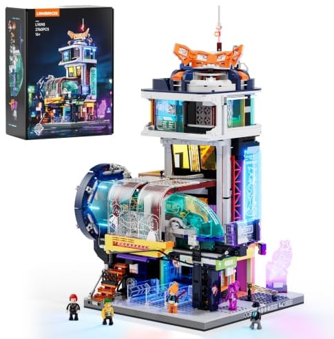 Lumibricks Cyberpunk Schwebezug-Station Baustein-Set