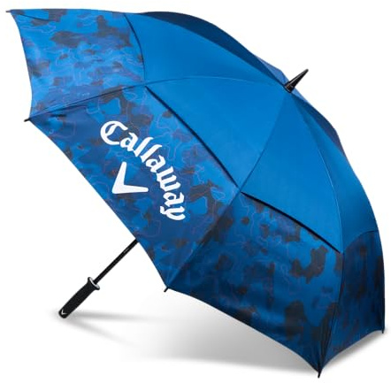 Callaway Golf Shield 64 Double Canopy Golf Umbrella, 2026, Navy/Red