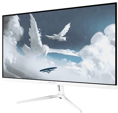 Arozzi Nova 27 Zoll Gaming Monitor 180Hz QHD Weiß | QHD 1440p, Adaptive Sync, HDR10, flimmerfrei, 100 % sRGB, PC & Konsole