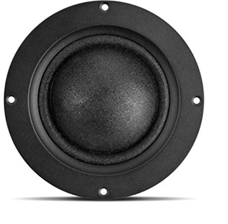 TCVCTNMZTX 1 Pieces DMN-A/DM-7500 4inch Fabric Black Membrane Mid-Range Tweeter Speaker Driver Unit 5ohm 50-120W Round For HiVi Portable speaker(1 Pieces DM-7500)