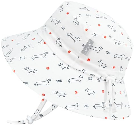 Jan & Jul Größenverstellbarer Baumwoll-Sonnenhut für Baby und Kinder mit UPF 50 Sonnenschutz