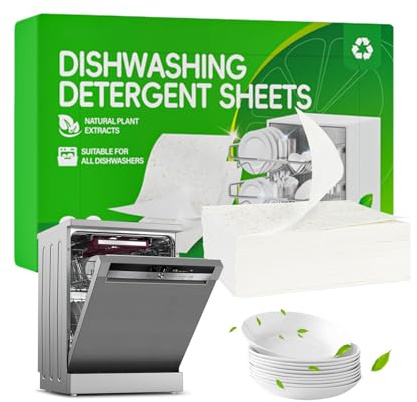 Dishwasher Sheets 30 Pieces Oil Stain Dissolving Deodorizer