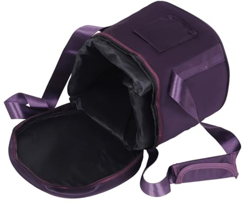 HOOTNEE Tragbare Innenfutter und Schutz zum Baumwolle Polyester mit Lila Aufbewahrungskoffer vor Beschädigung Zufällige Farbe für Kristallschalen für Reisen
