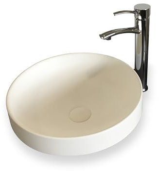 Collezione Ambra - Lavabo semincasso da 40 cm in Solid surface - Lucia