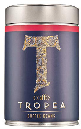 Caffè Tropea Roasted Whole Espresso Coffee Beans 227g | Arabica & Robusta Coffee Beans Italian Espresso Blend | Medium Roast | Dark Roast | For All Machines