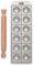 Marcato Ravioli Maker Press, Ravioli-Maschine, hausgemachter Ravioli-Schneider, 50 mm runder Schnitt, großzügiger Füllraum, inklusive Holz-Nudelholz, Hergestellt in Italien