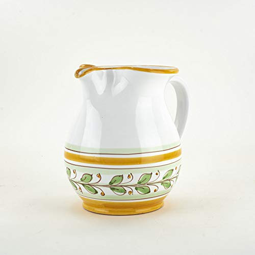 Sicilian ceramic wine jug of Caltagirone (1 Lt)