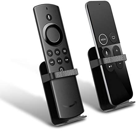 TV Remote Holder Replacement for Fir TV Stick Lite/TV Stick 4K / 1st and 2nd Gen TV Stick/TV Cube/Alexa Dot Voice/Apple TV/Siri Remote Small for Bed 2-Pack