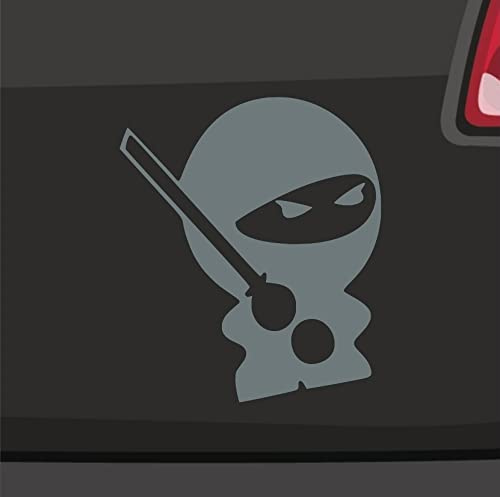 Ninja Aufkleber -6 Größen 21 Farben- Protected by Kawa Sticker Tuning Japan JDM