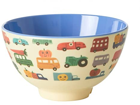 Melamin Kinder Geschirr Happy Cars Print, Artikel (Bowl Small)