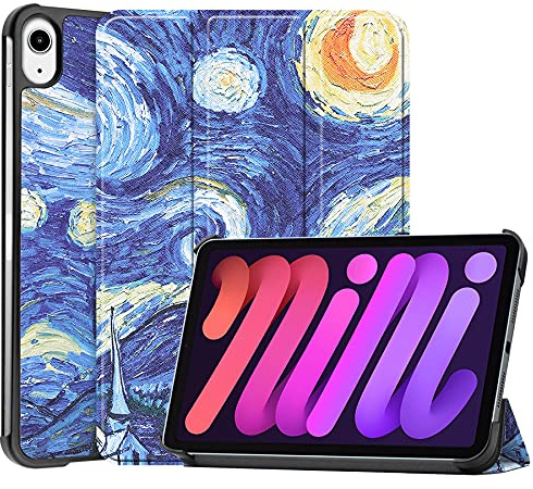 Lobwerk Schutzhülle für Apple iPad mini 6 2021 6. Generation 8.3 Zoll Slim Case Etui mit Standfunktion und Auto Sleep/Wake Funktion