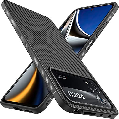 iBetterTEC Coque Compatible avec Xiaomi Poco X4 Pro 5G, Coque TPU Housse Silicone Ultra Mince, Anti-Choc Durable, Compatible avec Xiaomi Poco X4 Pro 5G Smartphone.Noir