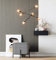 NEWROOM Papier Peint Intissé Gris Aspect Mur à Lamelle Bois - 3D Panneau Revetement Mural Tasseaux Poutre Decor