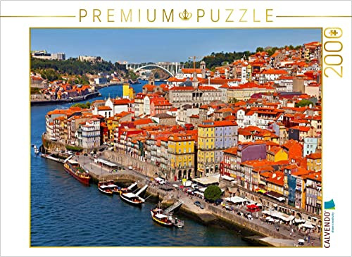 CALVENDO Puzzle Farbige Altstadt Architektur | 2000 Teile Lege-Größe 90 x 67 cm Foto-Puzzle für glückliche Stunden