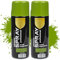 Etrexonline Pintura Spray Multicolor Profesional 400ml Adecuado Metal Madera y Plástico - Color Verde Hoja (Paquete de 2)