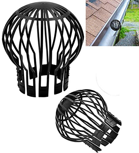 Laubschutz Fallrohrschutz Regenrohrschutz Dachrinnenschutz Regenrinnenschutz Dachrinnensieb Fallrohr Verschlusskappe Abfluss Sieb Regenrinnen Dachrinne Gitter Laubfilter (6)