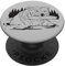 Eisbär mit dem Fisch im Mund angeln fischen Winter Fischer PopSockets mit austauschbarem PopGrip