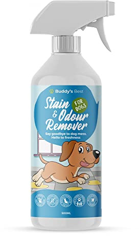 Stain & Odour Remover for Dogs | Enzyme-Based Dog Urine Neutraliser | 500ml | Eliminates Pet Stains & Odours from Carpets, Upholstery & Hard Floors | Enzymatic Cleaner for Long-Lasting Freshness