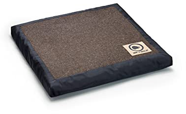 WE R WILD Beheizbares Sitzkissen - Zusammenrollbares Jagd Sitzkissen - Outdoor Heizkissen aus hochwertigem Loden - Wärmendes Sitzkissen Cocoon Cushion (Braun)