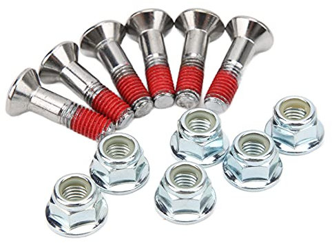 UPALDHOU 6 Pcs Sprocket Nut Kit Sprocket Screw Kit Sprocket Nut Kit, SprocketKit M8 Aluminium Alloy Plated Replacement M8 Sprocket for YZ YZF Cover