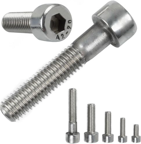 10 Zylinderkopfschrauben M6x100mm Teilgewinde Innensechskant Edelstahl A2 V2A Maschinenschrauben Edelstahlschrauben Gewindeschrauben Zylinderschrauben Innensechskantschrauben DIN 912 ISO 4762