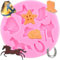 XMOLDNMS Moules en silicone en forme de fer à cheval pour décoration de gâteaux, bonbons, chocolat, argile polymère, pâte à gomme