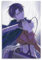 MNABSO Attack on Titan Comics Levi Ackerman Art Poster Dekorative Malerei Leinwand Wandkunst Wohnzimmer Poster Schlafzimmer Malerei 12x18inch(30x45cm)