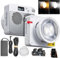 Godox ML100Bi 120W LED Video Licht, 2800K-6500K Bi-Color Video Beleuchtung Kit, 34300Lux CRI97+/TLCI98+, APP Steuerung, Unterstützung USB-C Aufladung,für Filmemachen/Outdoor Fotografie(Standard)
