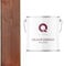 Q-Cover Holzlasur Braun 5L (ca.25m²-1 Anstrich) Satin Holzschutz Holzschutzlasur Lasur Wasserbasierte Innen Außen Lasur Abperleffekt Für Holz