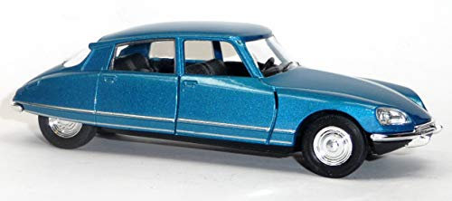 Generisch Modellauto kompatibel mit Citroen DS 23 blau metallic 1973 Spritzguss ca. 1:37 = 12cm