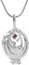 HUUiWAA Vampir-Eisenkraut-Charm-Halskette, Vampir-Fans, Geschenk, Halloween-Schmuck, Silber, M, Metall, Kein Edelstein