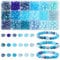 AWARDSEN 8 mm Blue Beads Round Bead for Jewellery Making Crystal Glass Round Beads Bulk Bracelet Necklace Earrin Crafting Homemade Gifts 360 PCS Kit