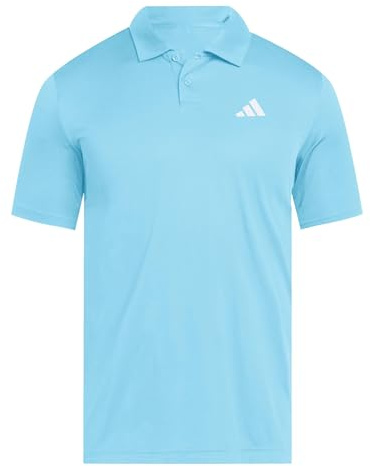 adidas Men's Club Tennis Climacool Polo Shirt, Signal Cyan, S