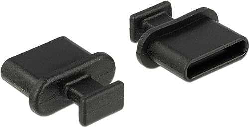 DELOCK Staubschutz USB TypC-Buchse m. Griff schwarz 10 St.
