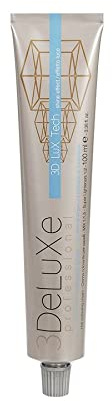 3DeLuxe Professional Hair Colouring Cream 4/52 Mittelbraun Mahagoni Irise, 120 g