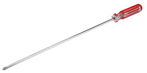 sourcing map Magnetic #1 Phillips Screwdriver with 10 Inch Chrome Vanadium Steel Shaft for Repair Home Improvement Craft