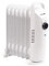 UNIVERSALBLUE Calefactor Eléctrico de Aceite Bajo Consumo | Radiador Aceite Blanco 700W | 7 Elementos Calefactores | Silencioso | Sistema de Seguridad | Termostato Ajustable