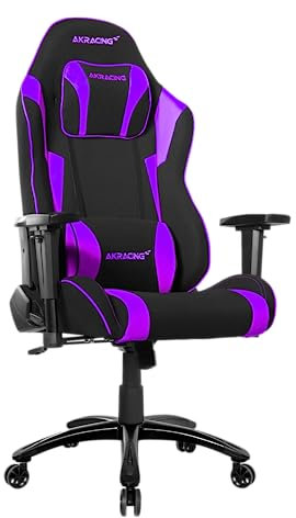 AKRacing Chair Core EX-WIDE SE Gaming Stuhl, Stoff/Kunstleder, Schwarz/Indigo, 5 Jahre Herstellergarantie