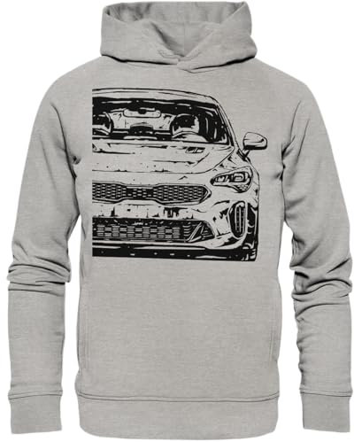 glstkrrn Stinger Hoodie, Regular, Unisex, Heather Grey, XL
