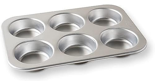 Nordic Ware Molde para magdalenas, aluminio, natural