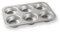 Nordic Ware Naturals Muffin, Aluminum, 6-Cavities