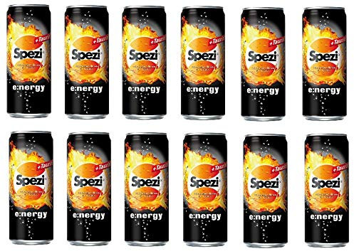 12 Dosen Spezi e:nergy Energy + Cola Orange a 0,33l inc. 1.50€ EINWEG Pfand