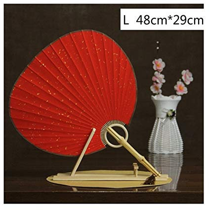 JINSUO NWXZU Silk Fan Erstellt von Doppelseitige Blank Kraft Fan Papier Kalligraphieschreiben (Color : A12)